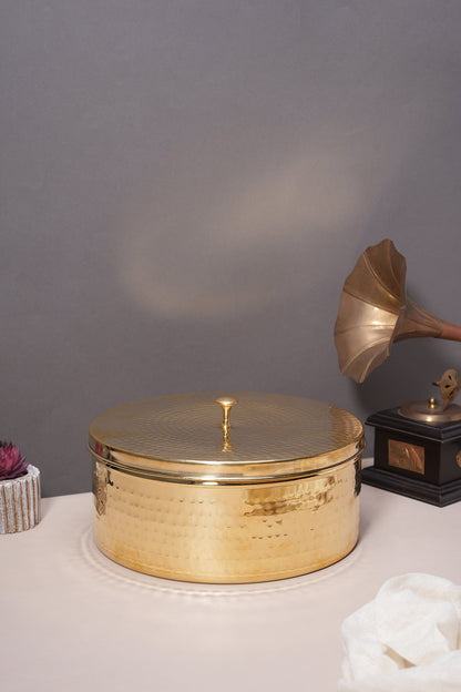 Brass Chapati Box / Roti Dabba
