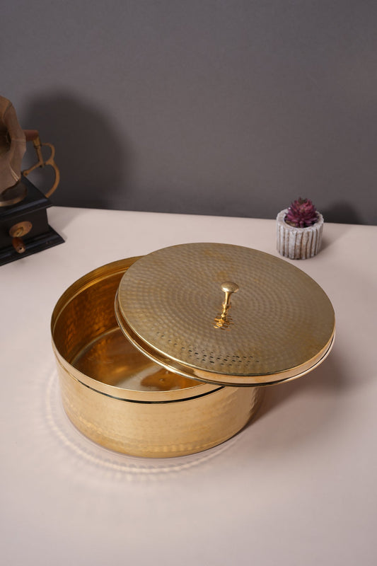 Brass Chapati Box / Roti Dabba