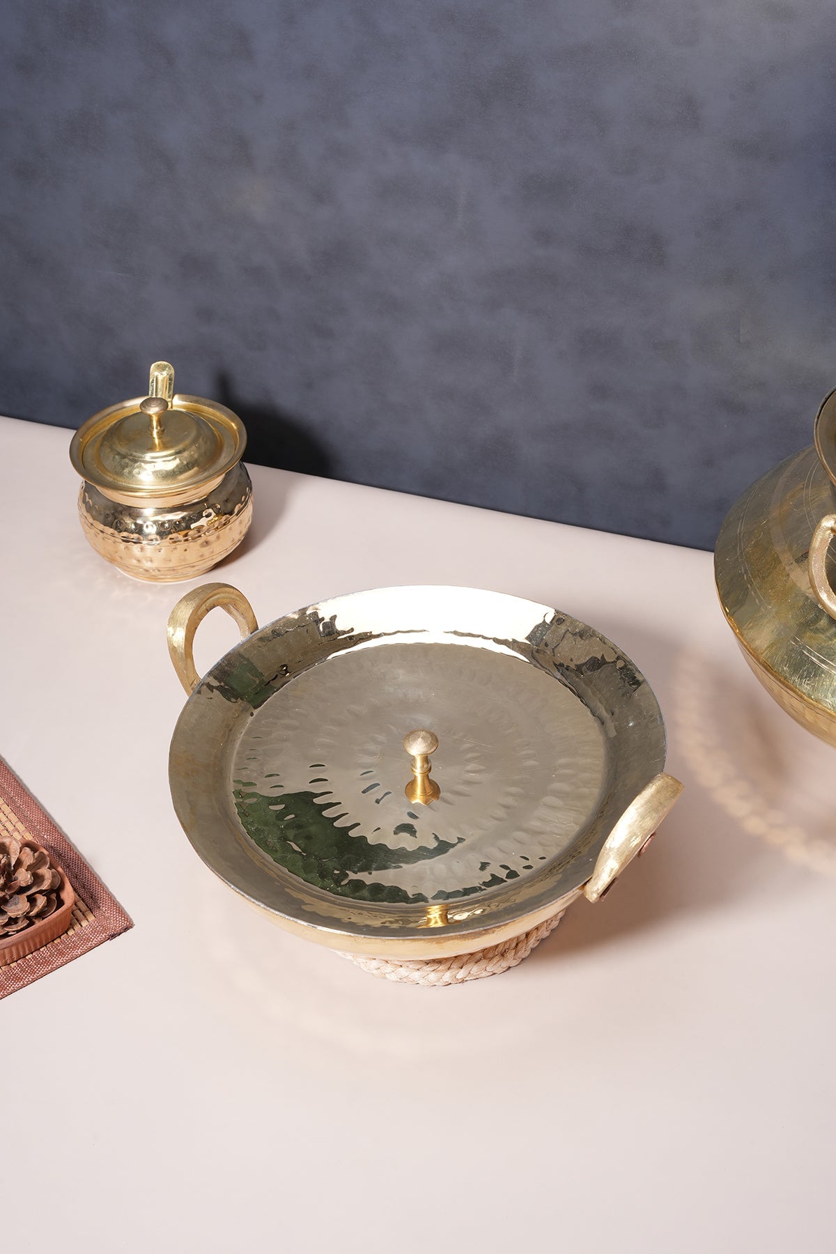 Brass Kadai \/ Pital Kadhai - Round Bottom
