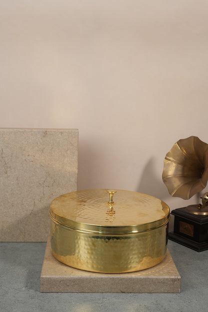 Brass Masala Daani / Spice Box