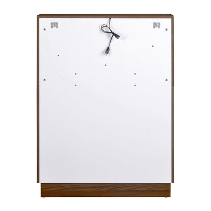 Nilkamal Envi Engineered Wood Wall Mount Study Table (Walnut)