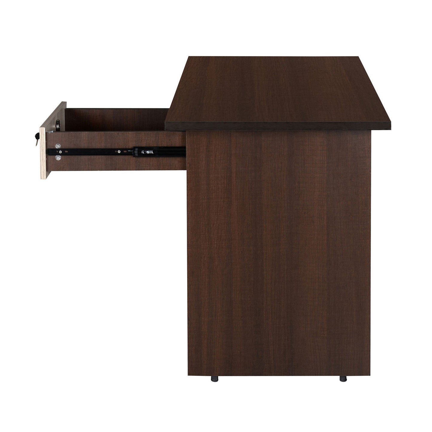 Nilkamal Enzo Office 3 ft Table (Brown & Cloud Ash)