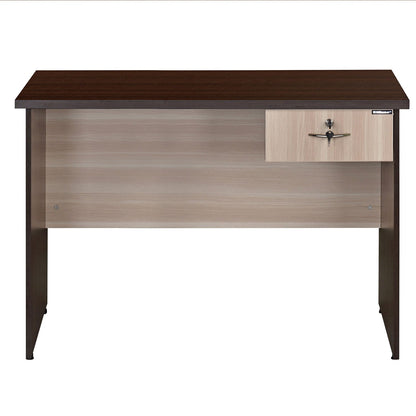 Nilkamal Enzo Office 4 ft Table (Brown & Cloud Ash)