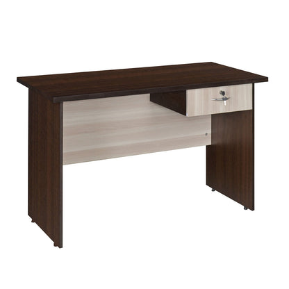 Nilkamal Enzo Office 4 ft Table (Brown & Cloud Ash)