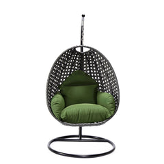 Doriano Single Seater Hanging Swing With Stand For Balcony , Garden (Drak Grey)