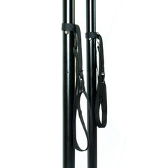 Tonia Double Seater Hanging Swing With Stand For Balcony , Garden Swing (Black) Braided and Rope