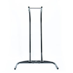 Tonia Double Seater Hanging Swing With Stand For Balcony , Garden Swing (Black) Braided and Rope