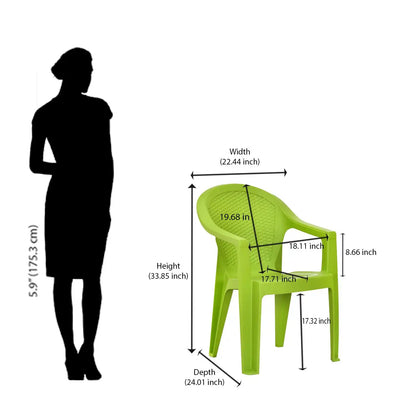 Nilkamal Exotica Plastic Arm Chair