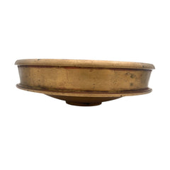 Brass Urli, Traditional Kerala Uruli, Peetal Pital Urli Bowl, Lakshmi Puja Decor, Temple Home Brass Showpiece, Brown, 3.5 Inch, 1 Piece