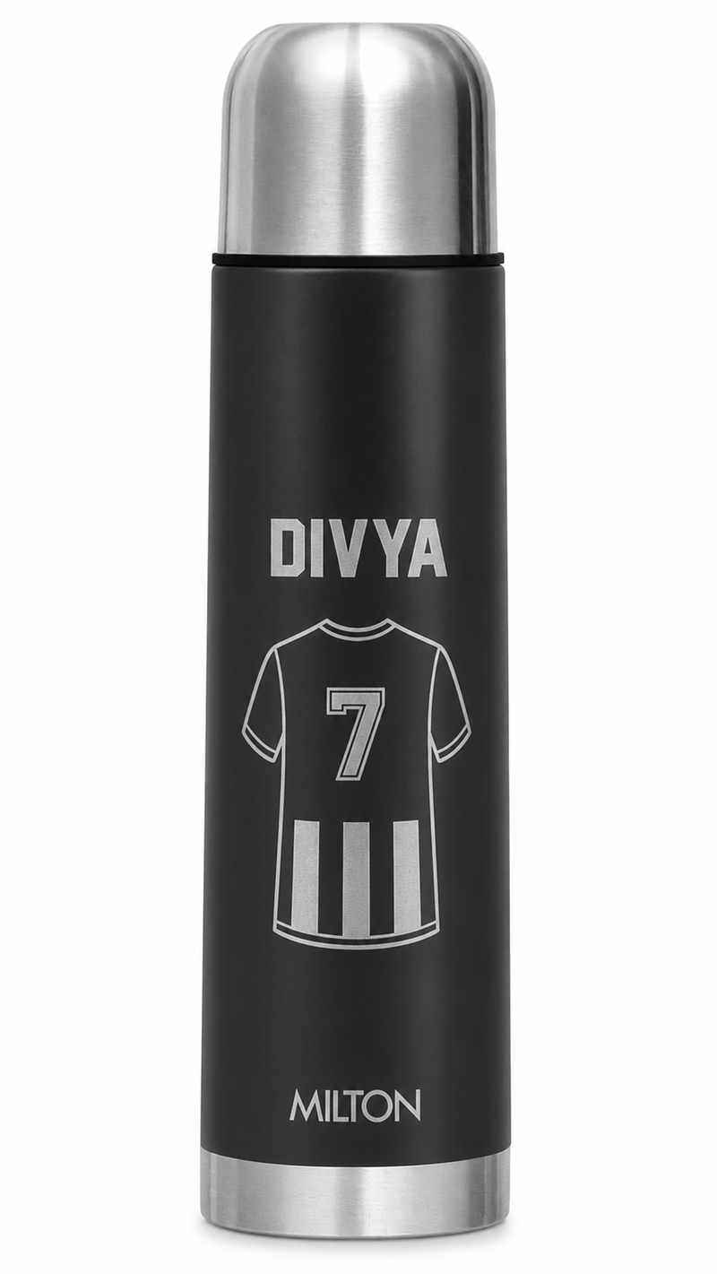 Personalized Eco-Flip Thermosteel Thermos Flask (Milton)