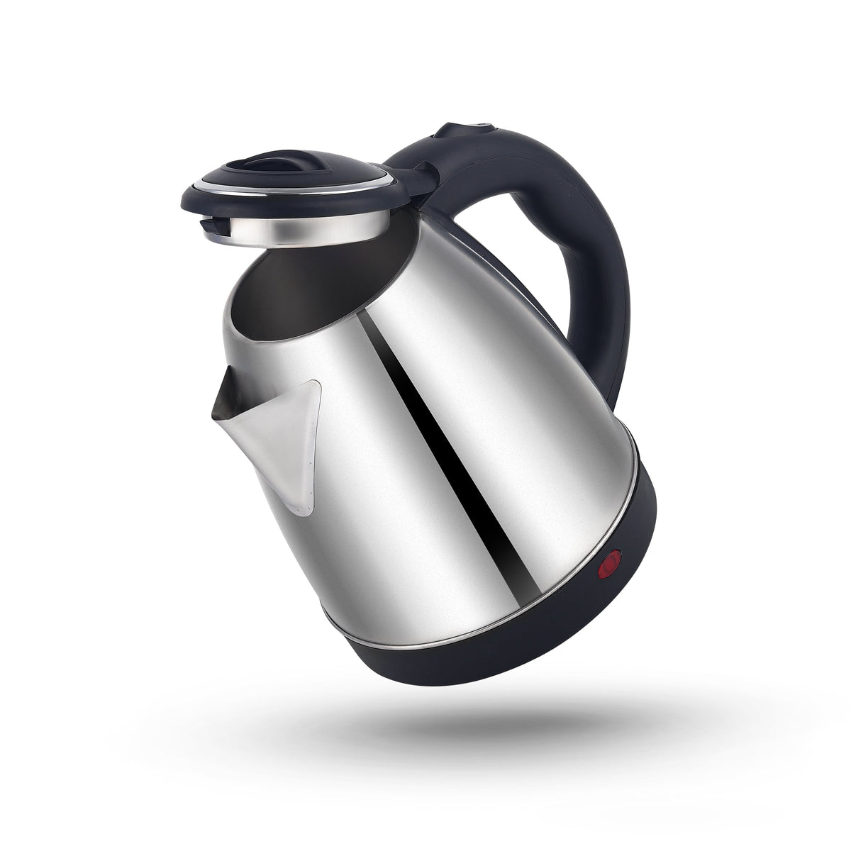 Praylady Electric Kettle (1.5 & 1.8 Litre) | Fast Heating Stainless Steel Kettle with Auto Shut-Off, Boil-Dry Protection & 360° Swivel Base | Silver