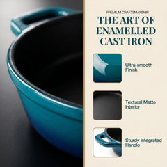 Crownstone Enameled Cast Iron Fry Pan