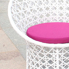 Espiridión Outdoor Patio Seating Set 2 Chairs and 1 Table Set (White)