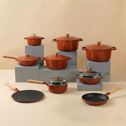 The Autumn Rust Kitchen Set