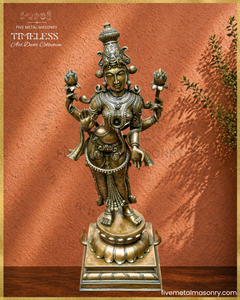 Lakshmi Panchaloha Bronze Icon - 20" Standing - Timeless Collection
