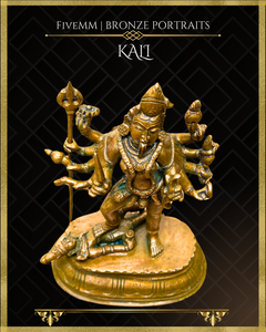 Kali Panchaloha Bronze Icon - 6"
