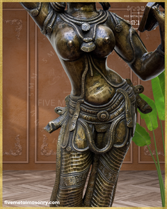 Darpana Sundari  Panchaloha Bronze Icon - 24"- Timeless Collection