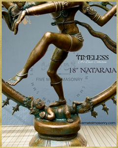 Nataraja Panchaloha Bronze Icon - 18" - Timeless Collection