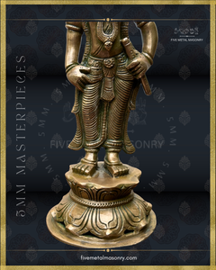 Krishna Panchaloha Bronze Icon - 8"-  Masterpieces Collection