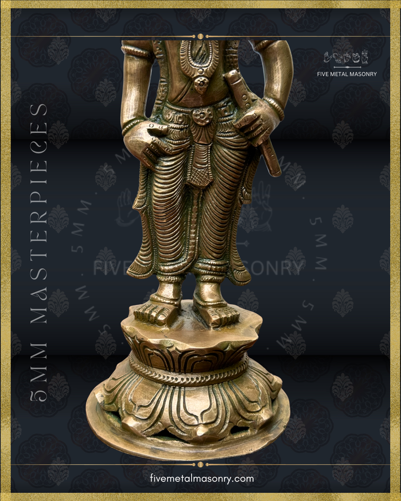 Krishna Panchaloha Bronze Icon - 8"-  Masterpieces Collection