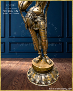 Apsara  Panchaloha Bronze Icon - 22"- Timeless Collection