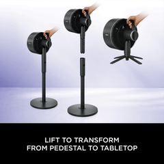Shark FlexBreeze Cordless Table & Pedestal Fan (FA200IN) | 24 Hrs Battery