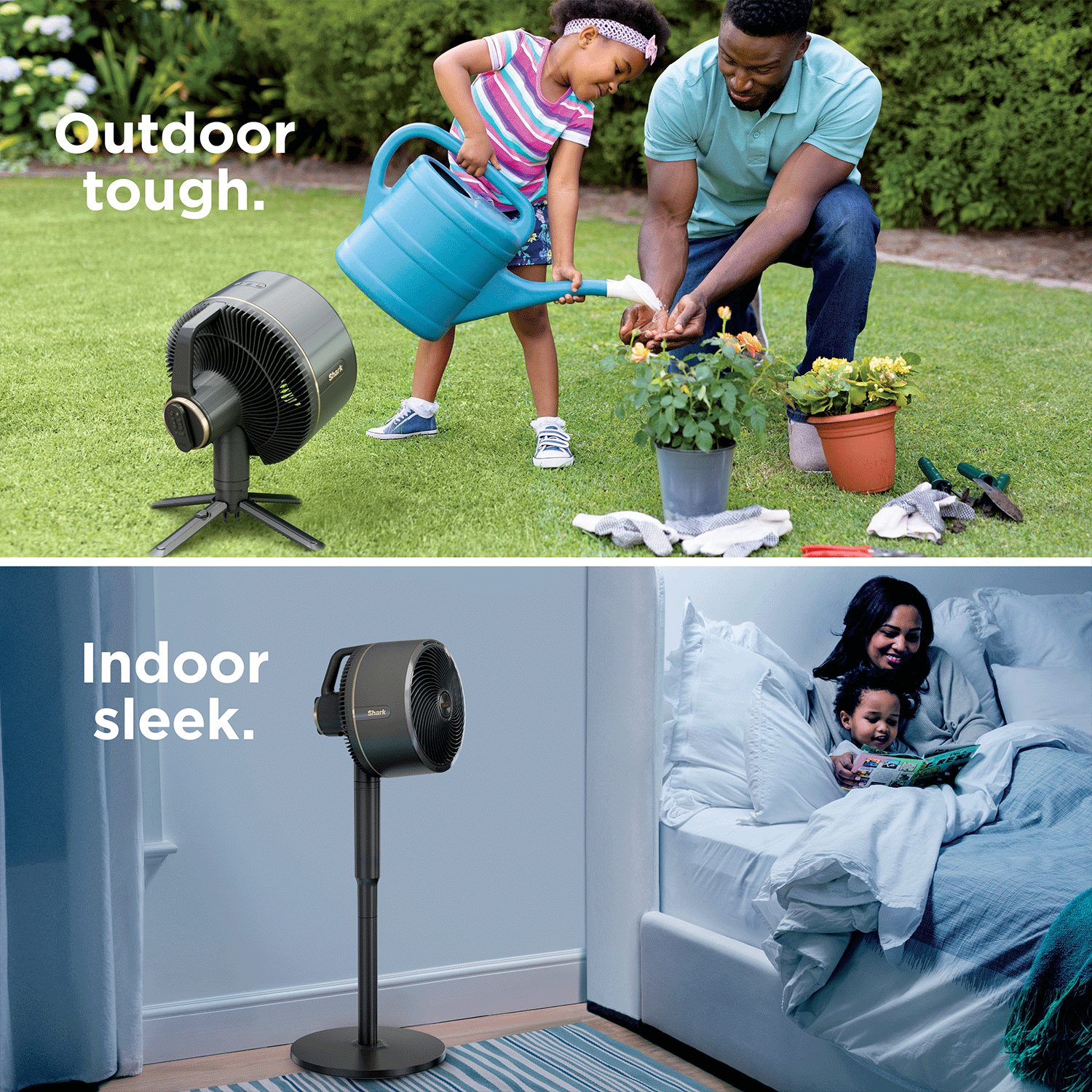 Shark FlexBreeze Cordless Table & Pedestal Fan (FA200IN) | 24 Hrs Battery
