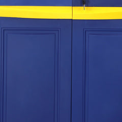 Nilkamal Freedom Big Mirror Cabinet (Pepsi Blue / Bright Red / Yellow)
