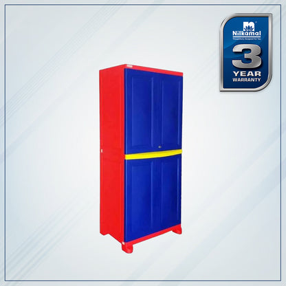 Nilkamal Freedom Big 1 (FB1) Plastic Storage Cabinet (Pepsi Blue, Bright Red and Yellow)