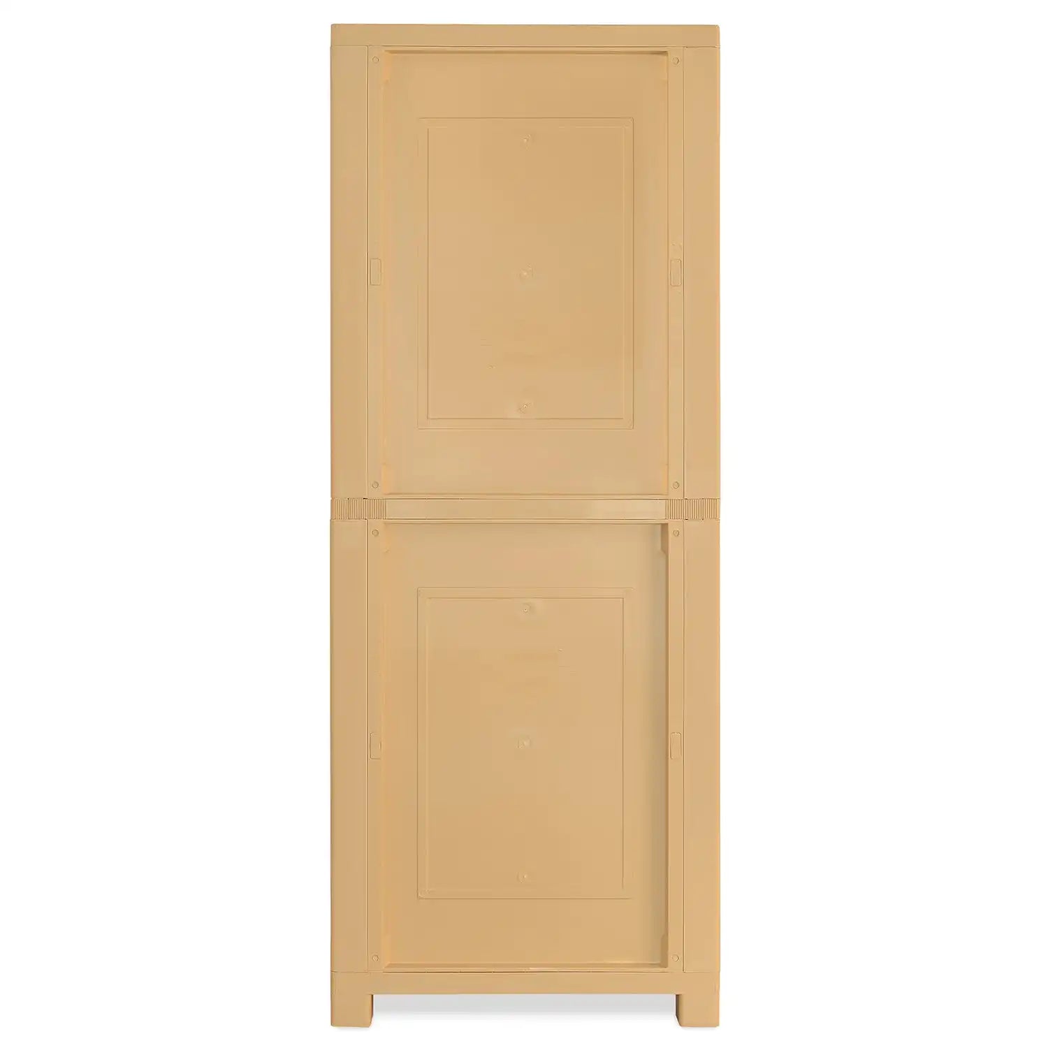 Nilkamal Freedom Big 1 (FB1) Plastic Storage Cabinet (Weathered Brown and Biscuit)