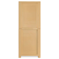 Nilkamal Freedom Big 1 (FB1) Plastic Storage Cabinet (Weathered Brown and Biscuit)