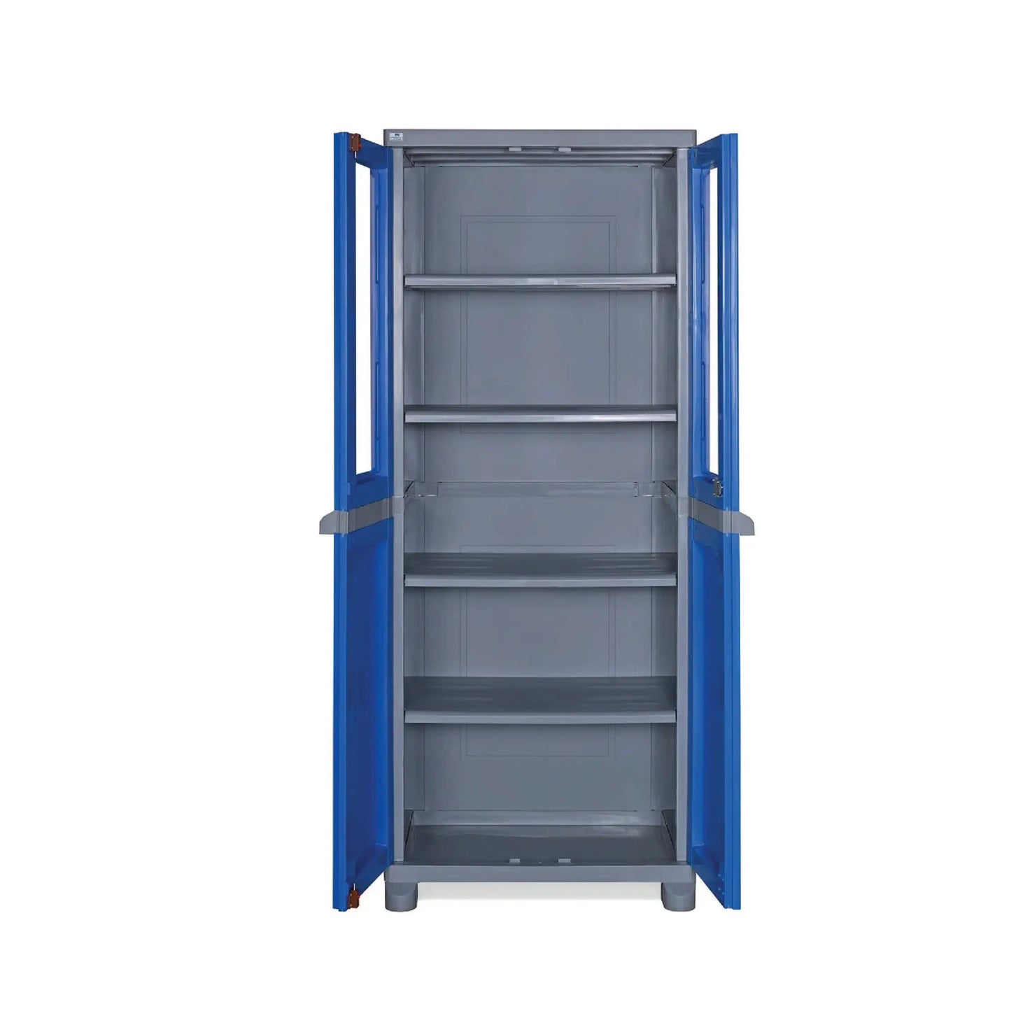 Nilkamal Freedom Big 2 Plastic Cabinet (Deep Blue & Grey)