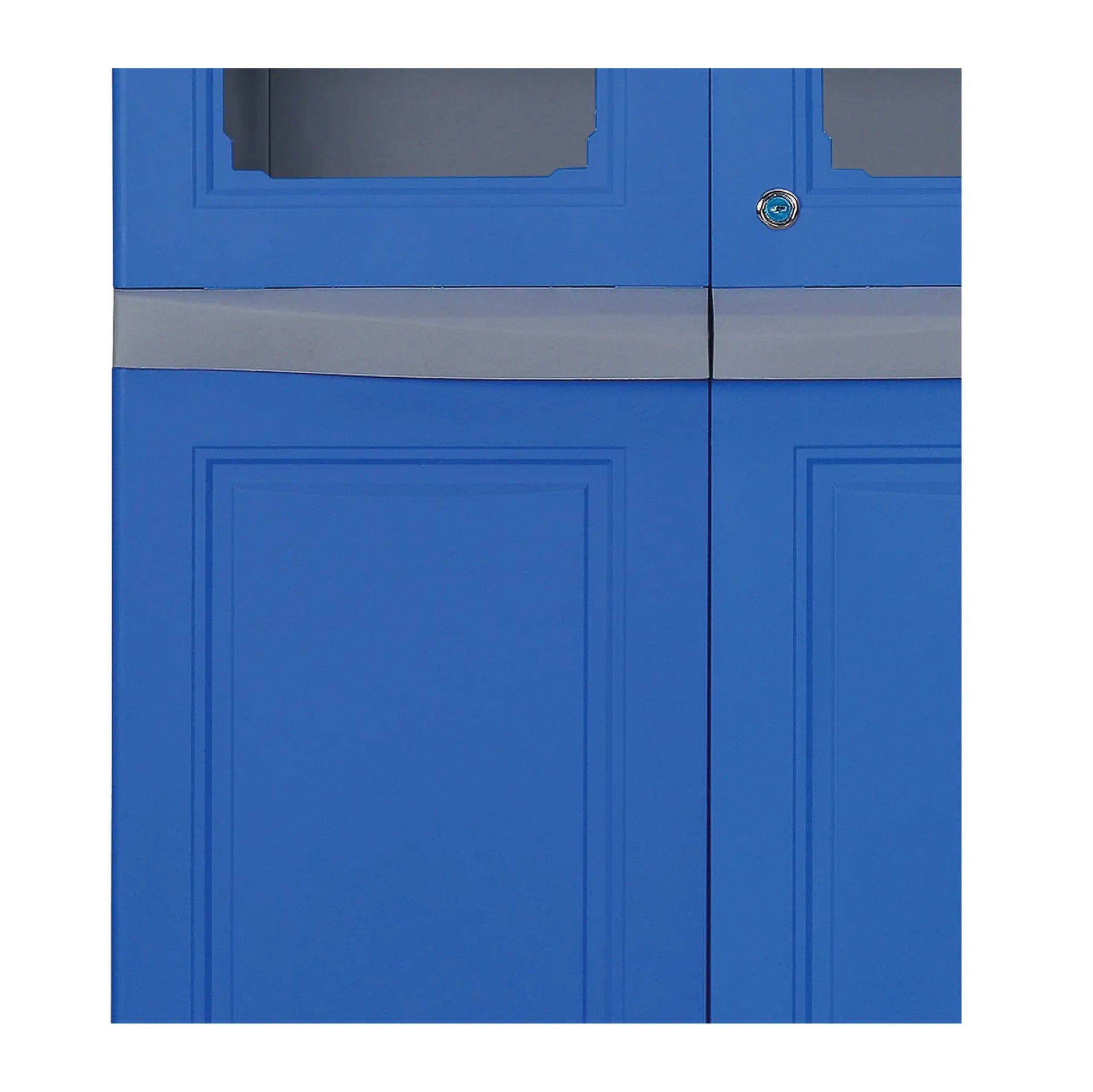 Nilkamal Freedom Big 2 Plastic Cabinet (Deep Blue & Grey)