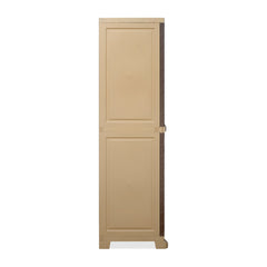 Nilkamal Freedom Big 6 (FB 6) Plastic Storage Cabinet (Ratan Dark Beige / New Cream)