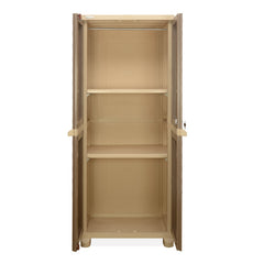Nilkamal Freedom Big 6 (FB 6) Plastic Storage Cabinet (Ratan Dark Beige / New Cream)
