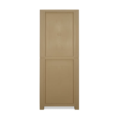 Nilkamal Freedom Big 6 (FB 6) Plastic Storage Cabinet (Ratan Dark Beige / New Cream)