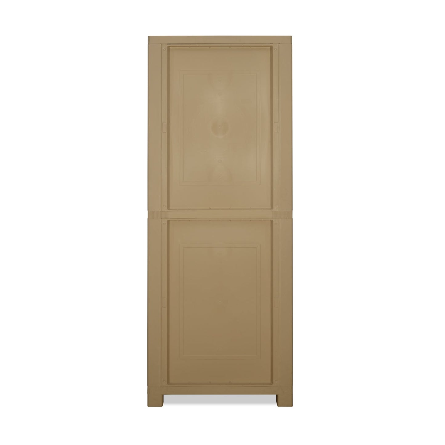 Nilkamal Freedom Big 6 (FB 6) Plastic Storage Cabinet (Ratan Dark Beige / New Cream)