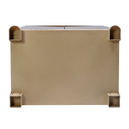 Nilkamal Freedom Big 6 (FB 6) Plastic Storage Cabinet (Ratan Dark Beige / New Cream)