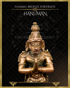 Hanuman Panchaloha Bronze Icon - 5.5"