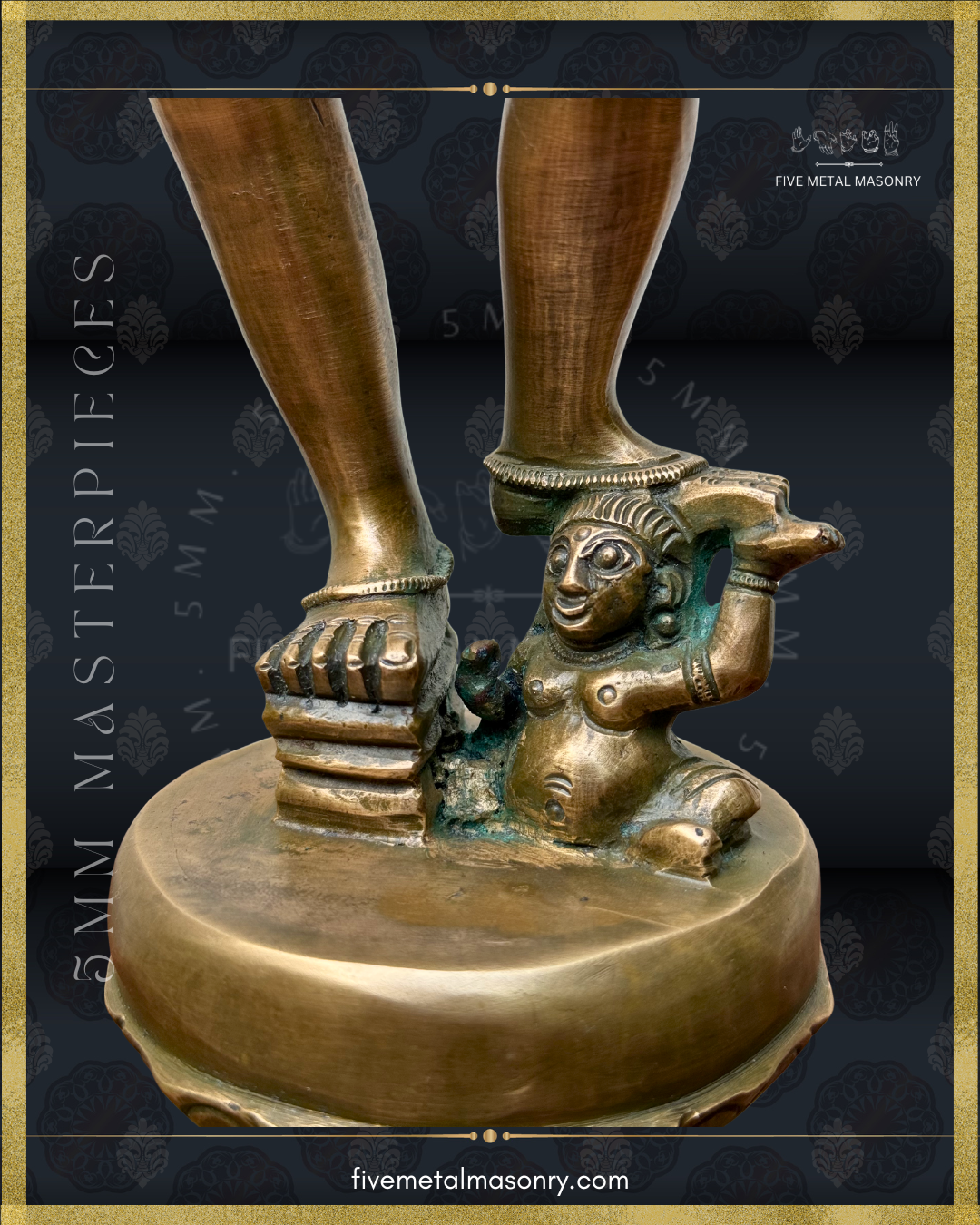 Vinadhara Dakshinamurti Shiva Panchaloha Bronze Icon - 16" - Masterpieces Collection