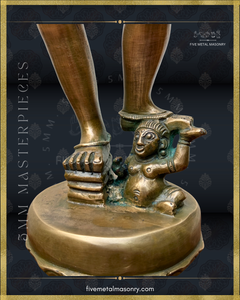 Vinadhara Dakshinamurti Shiva Panchaloha Bronze Icon - 16" - Masterpieces Collection
