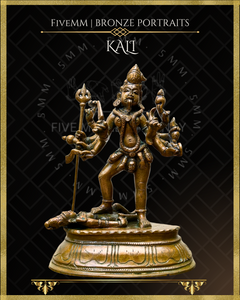 Kali Panchaloha Bronze Icon - 6"