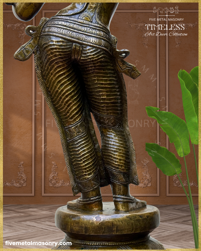 Darpana Sundari  Panchaloha Bronze Icon - 24"- Timeless Collection