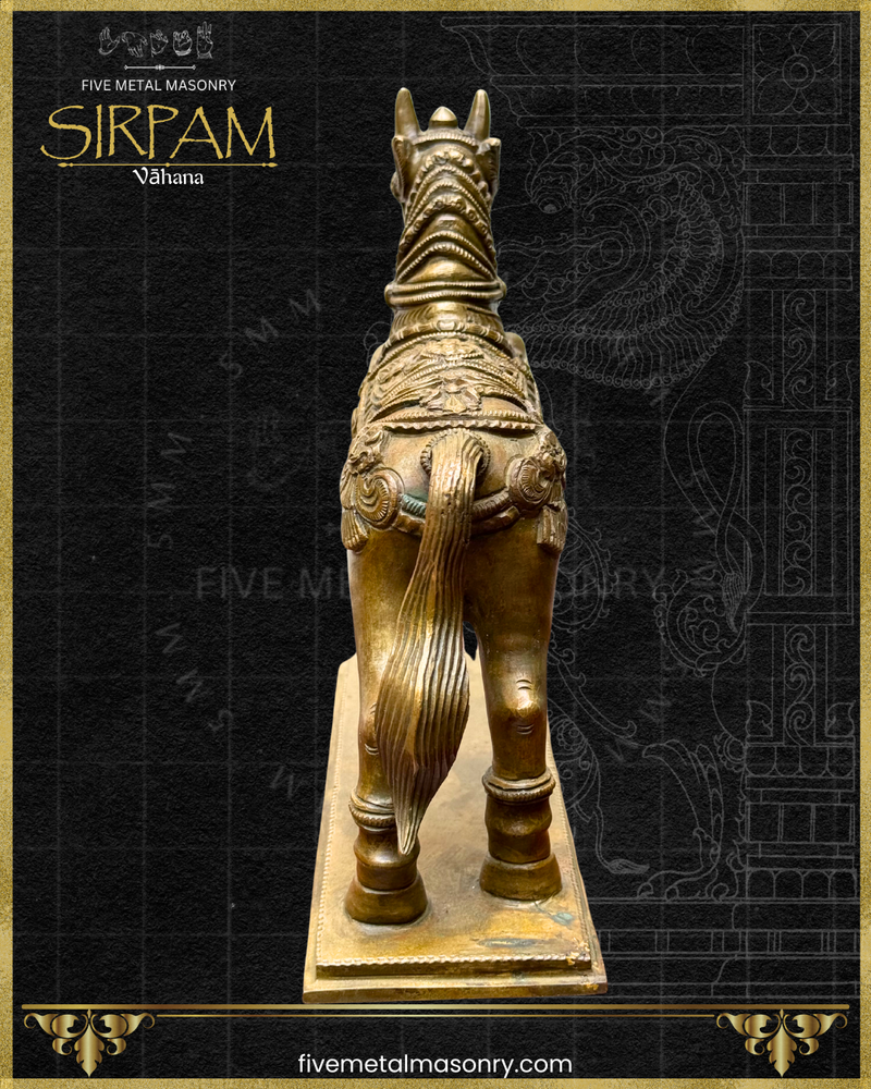 Asva:Horse Panchaloha Bronze Icon - 9" - Sirpam Collection