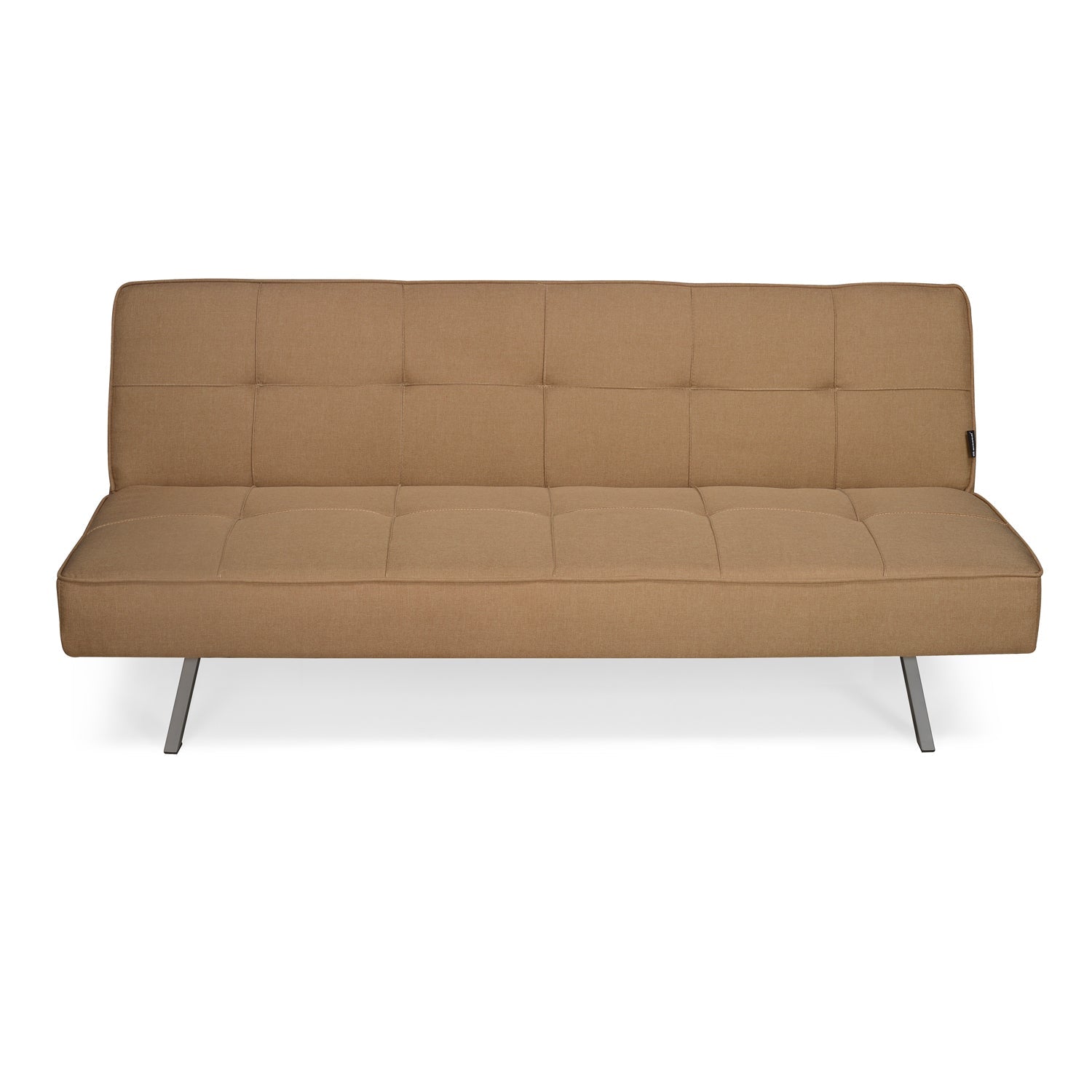 Nilkamal Felecia Fabric Sofa Cum Bed (Dark Beige)