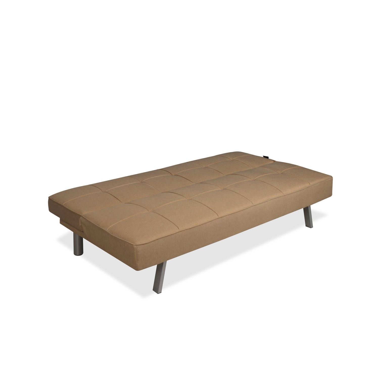 Nilkamal Felecia Fabric Sofa Cum Bed (Dark Beige)