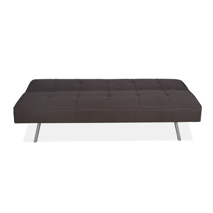 Nilkamal Felecia Fabric Sofa Cum Bed (Dark Grey)