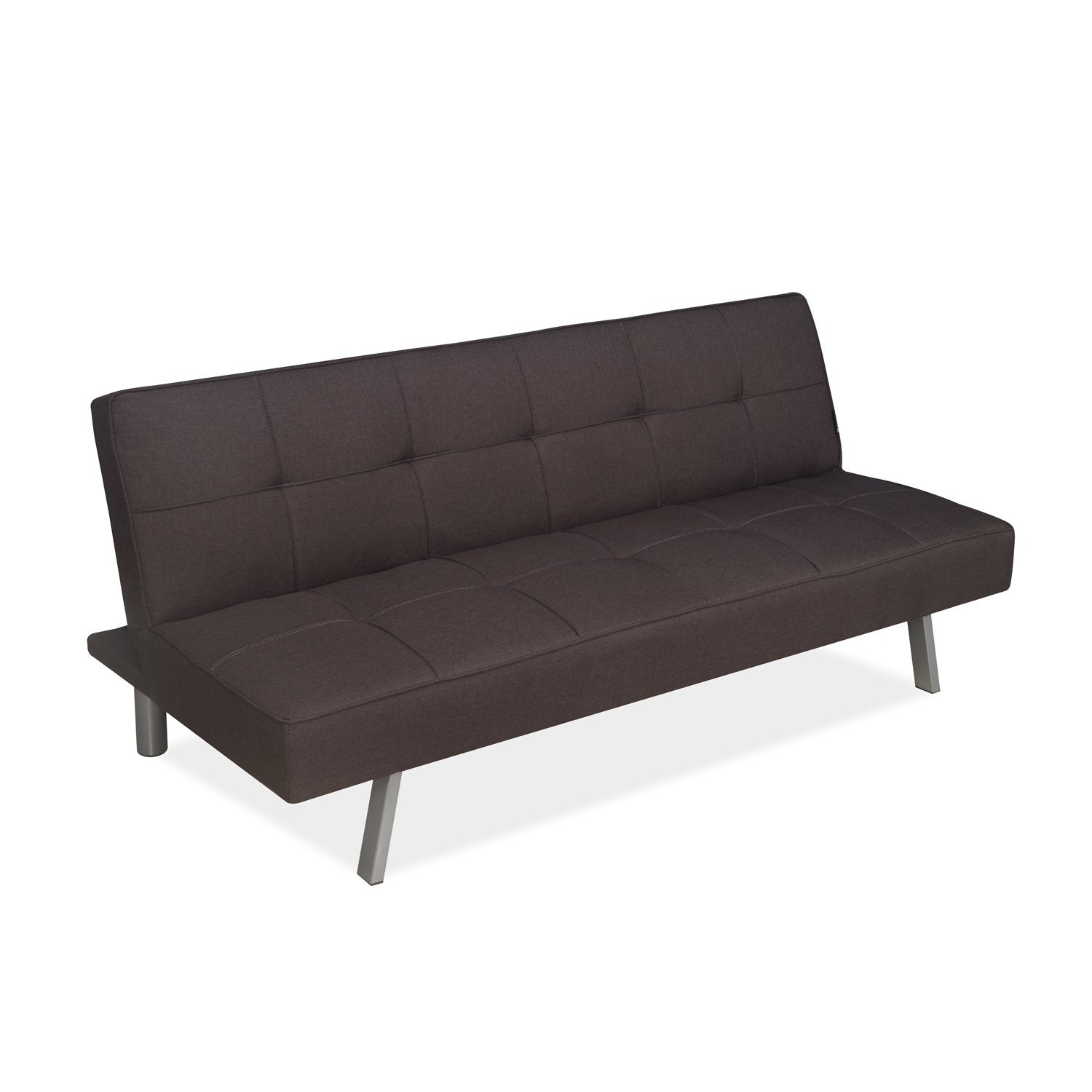 Nilkamal Felecia Fabric Sofa Cum Bed (Dark Grey)