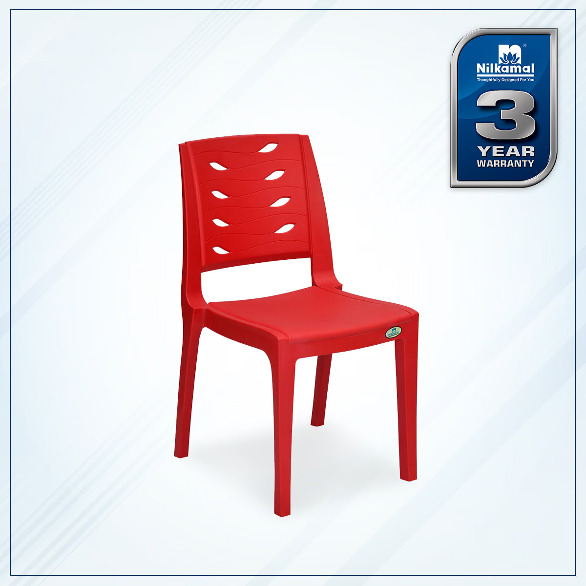 Nilkamal Fern Plastic Armless Chair
