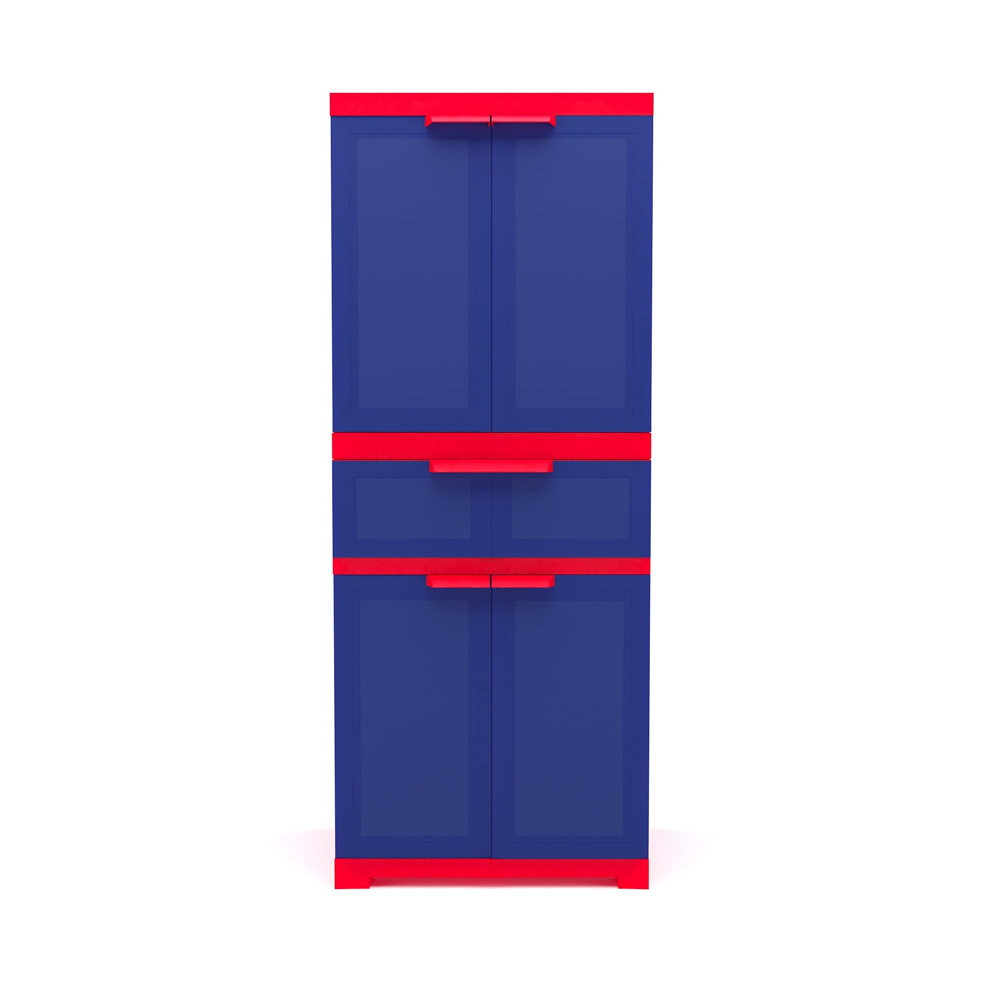 Nilkamal Freedom with 1 Drawer (Pepsi Blue / Bright Red / Yellow)